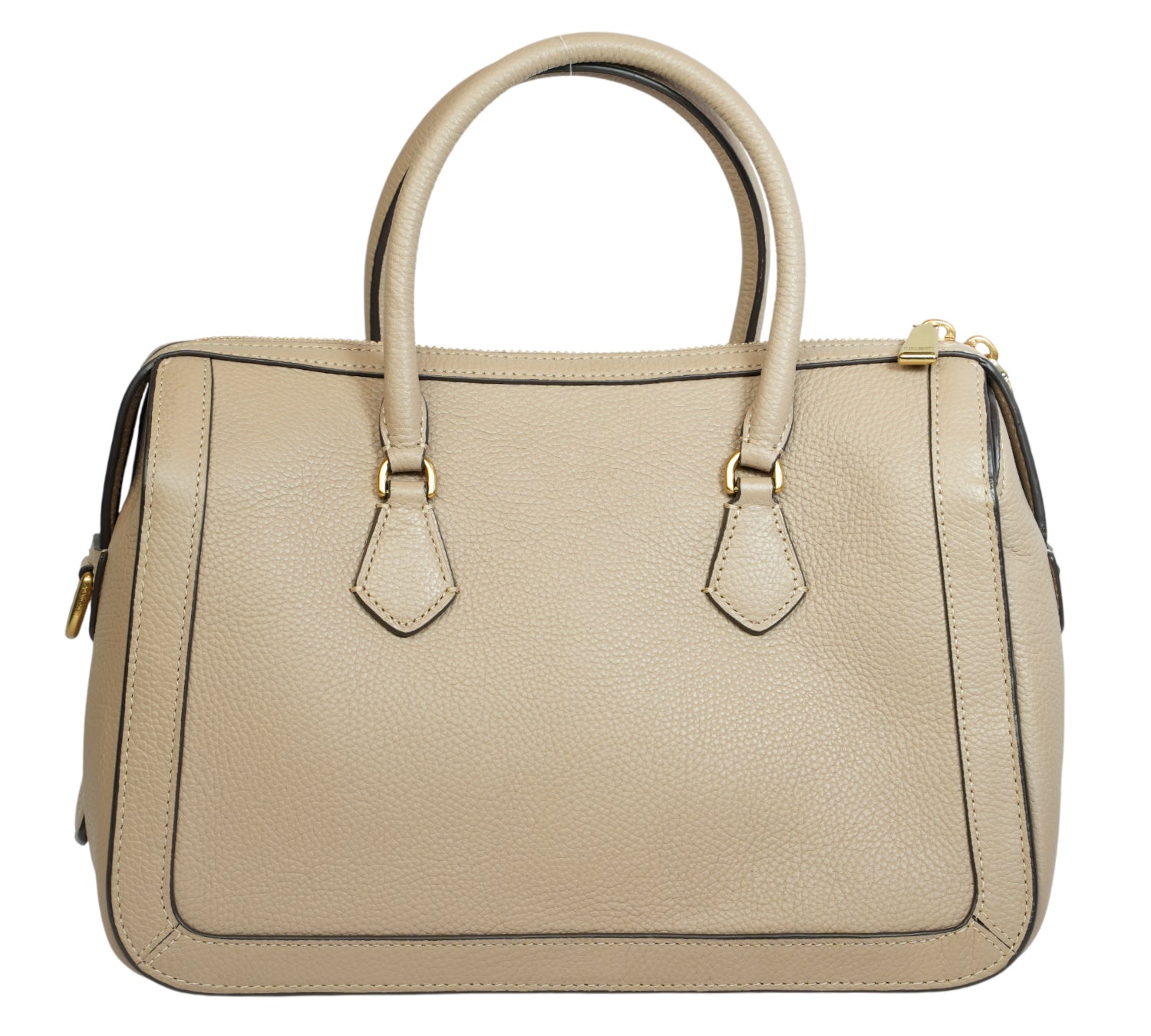 Beige Gramercy Medium Satchel Bag