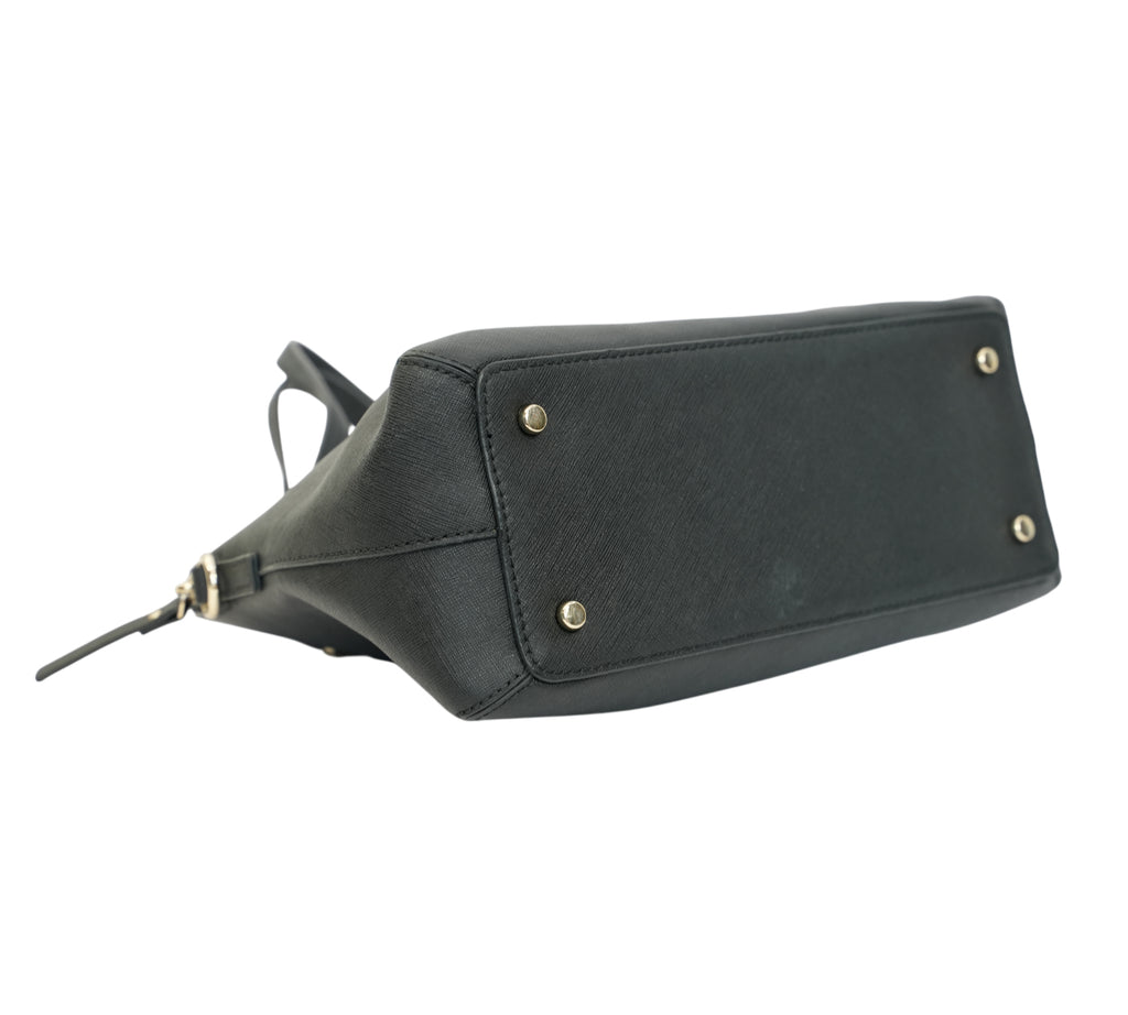 Black Cedar Street Maise Satchel