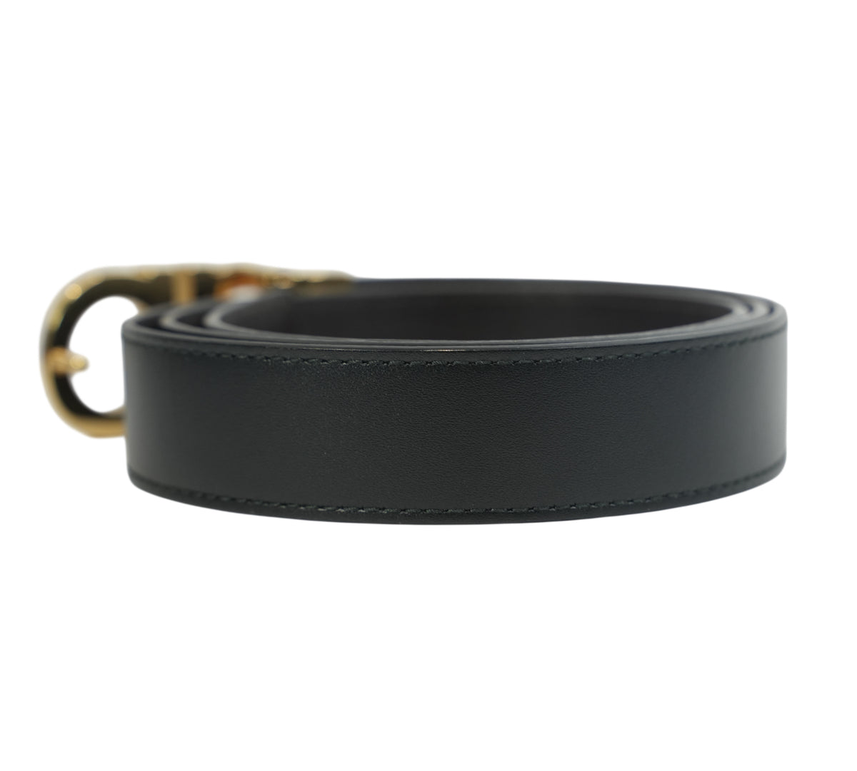 Salvatore Ferragamo Black Reversible & Adjustable Gancini Belt Size - 95 Cm