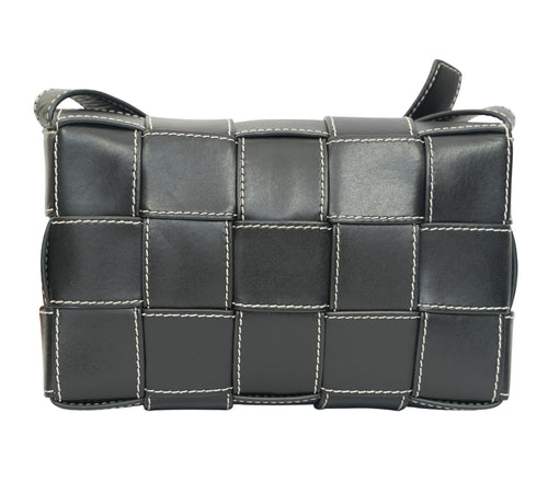 Black Cassette Crossbody Bag
