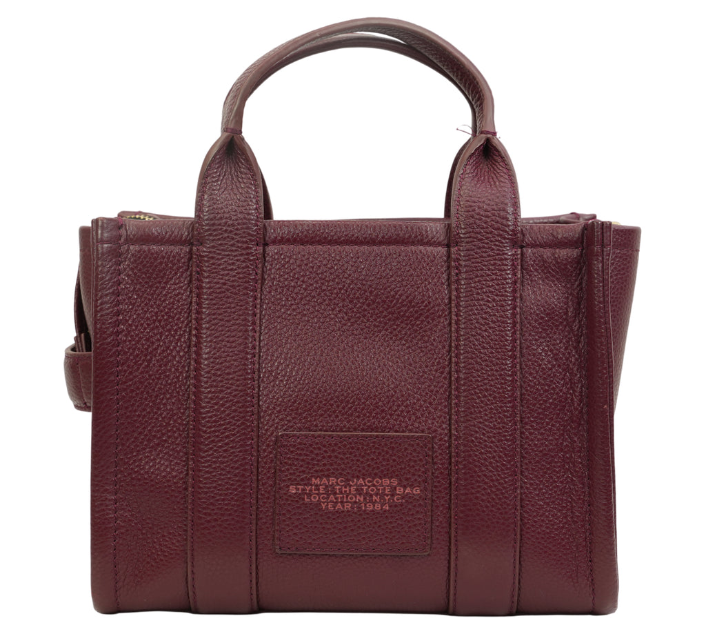 Cherry Leather Small Tote Bag