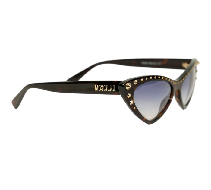 Embellished Full-Rim Cat-Eye Sunglasses