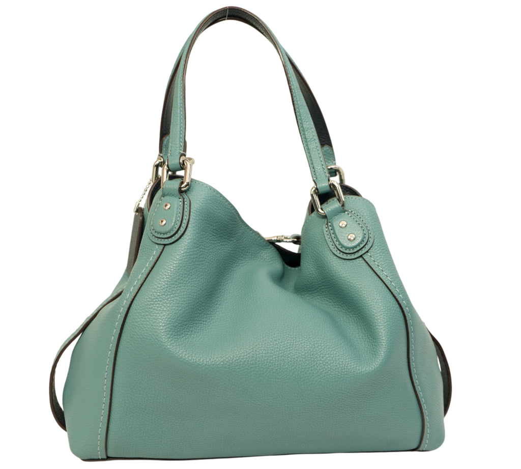 Edie 28 Pebble Leather Shoulder Bag