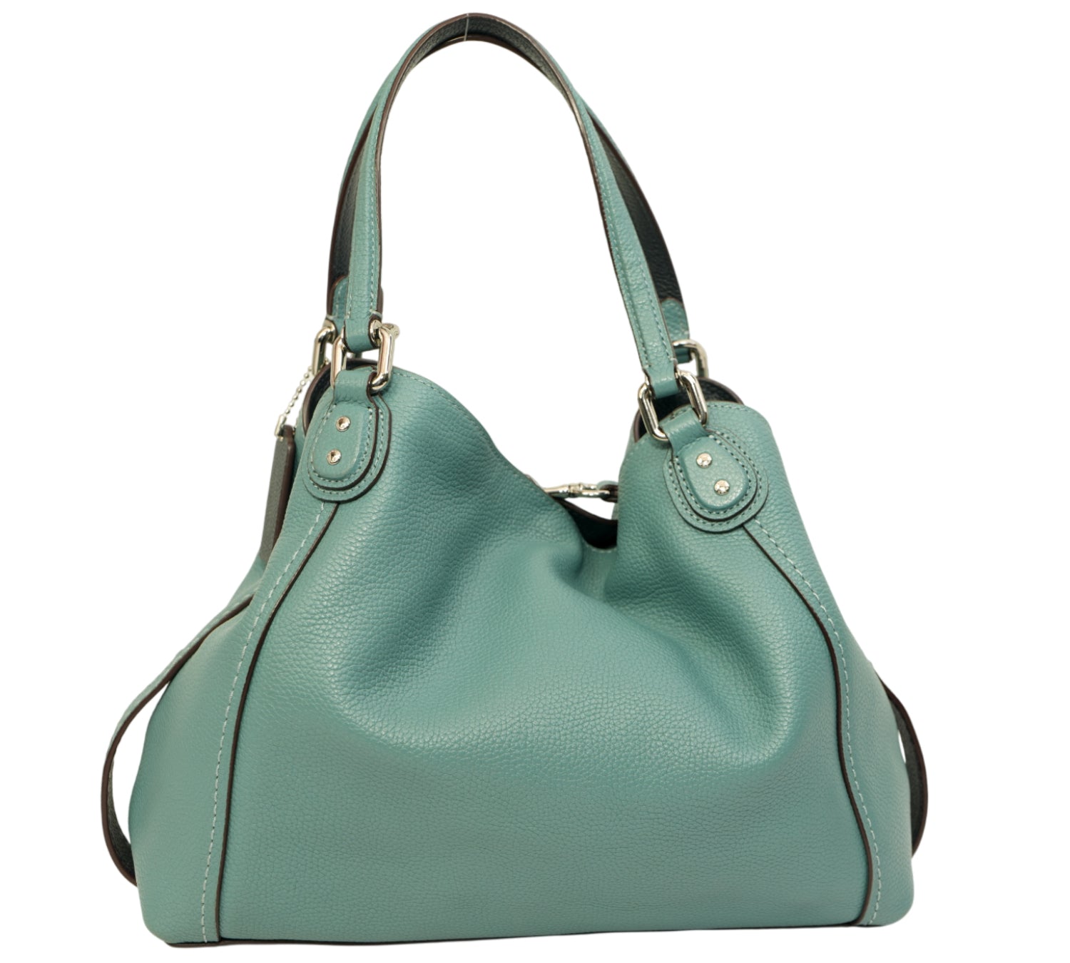 Edie 28 Pebble Leather Shoulder Bag