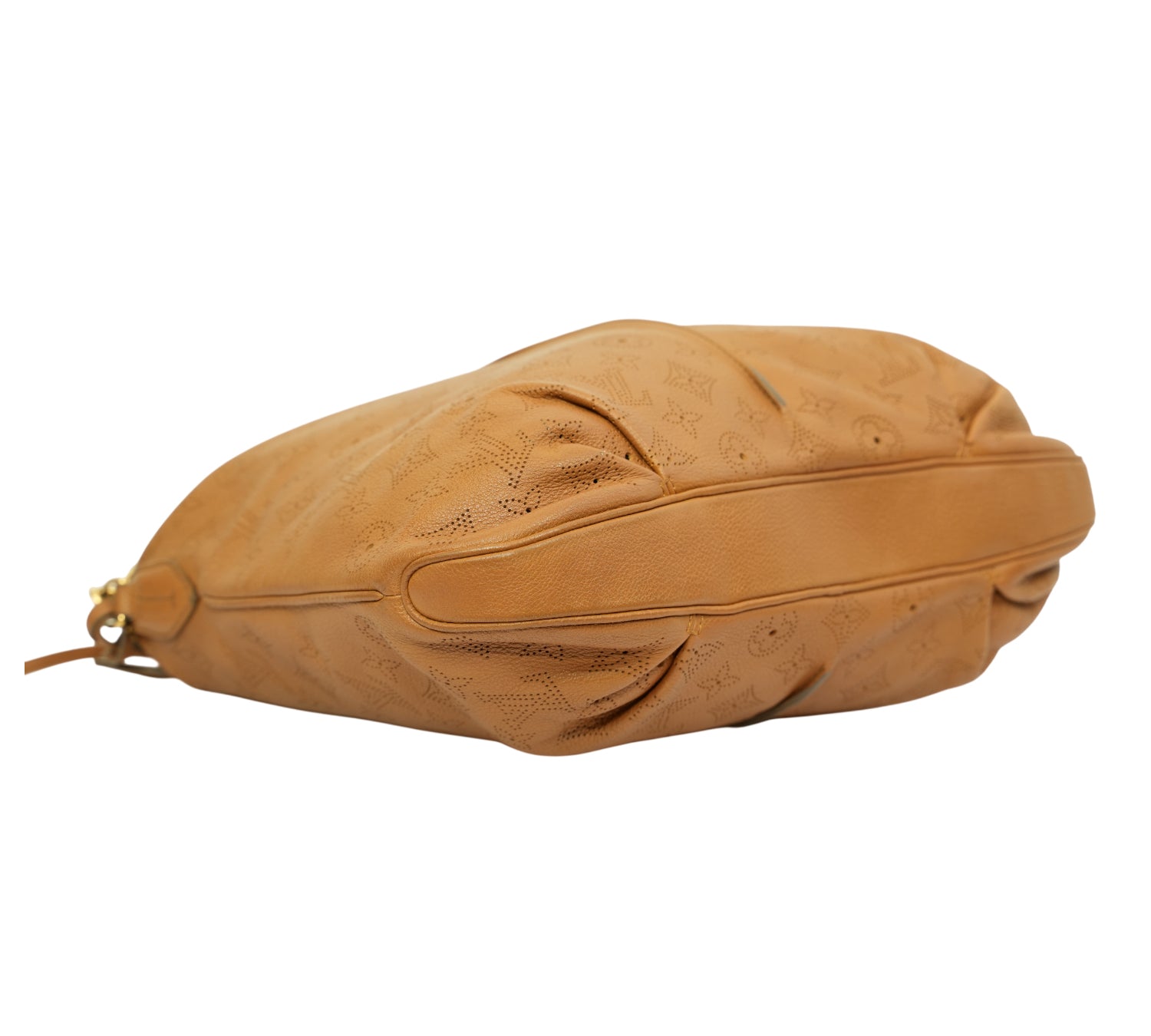 Caramel Monogram Mahina Leather Selene MM Bag