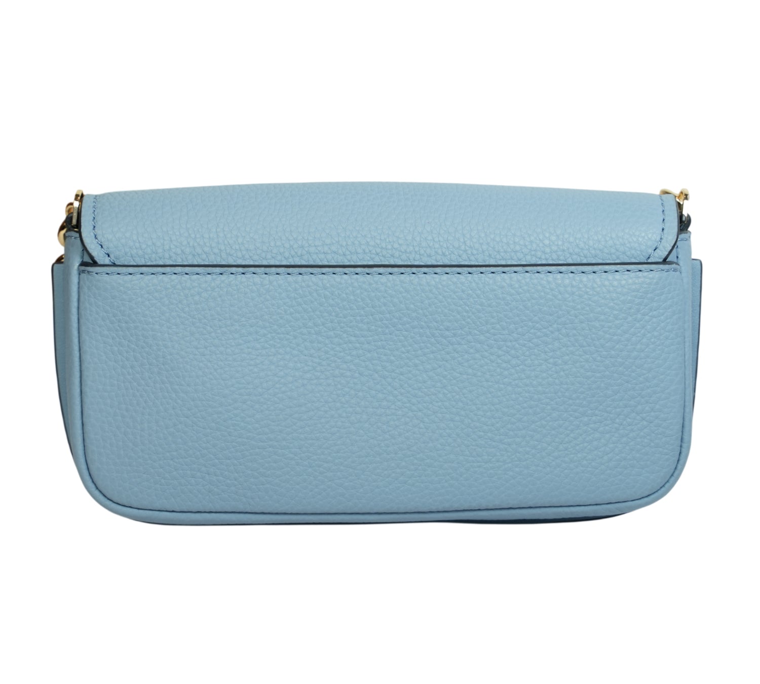 Chambray Nolita Small Pebbled Leather Flap Crossbody Bag