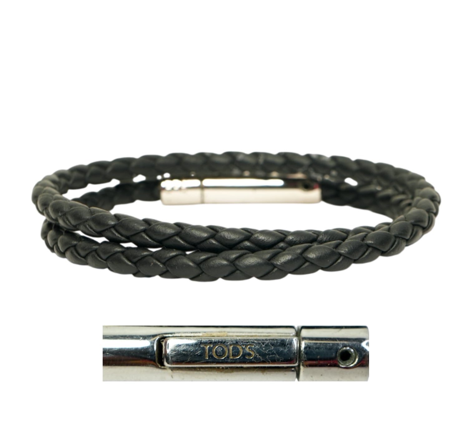 Tods  MyColors Double Wrap Leather Bracelet