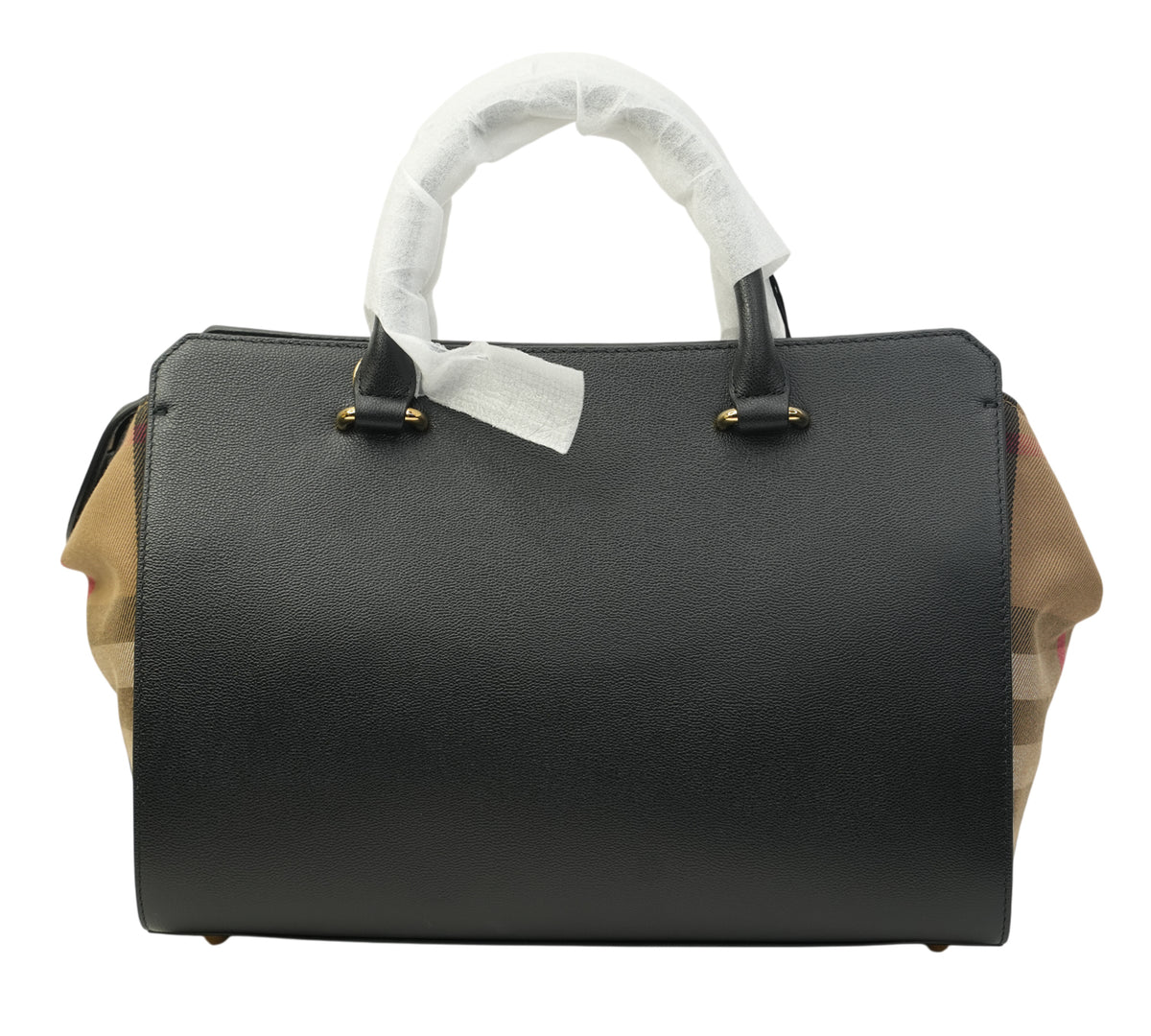 Burberry  Black Banwell Leather Tote Bag