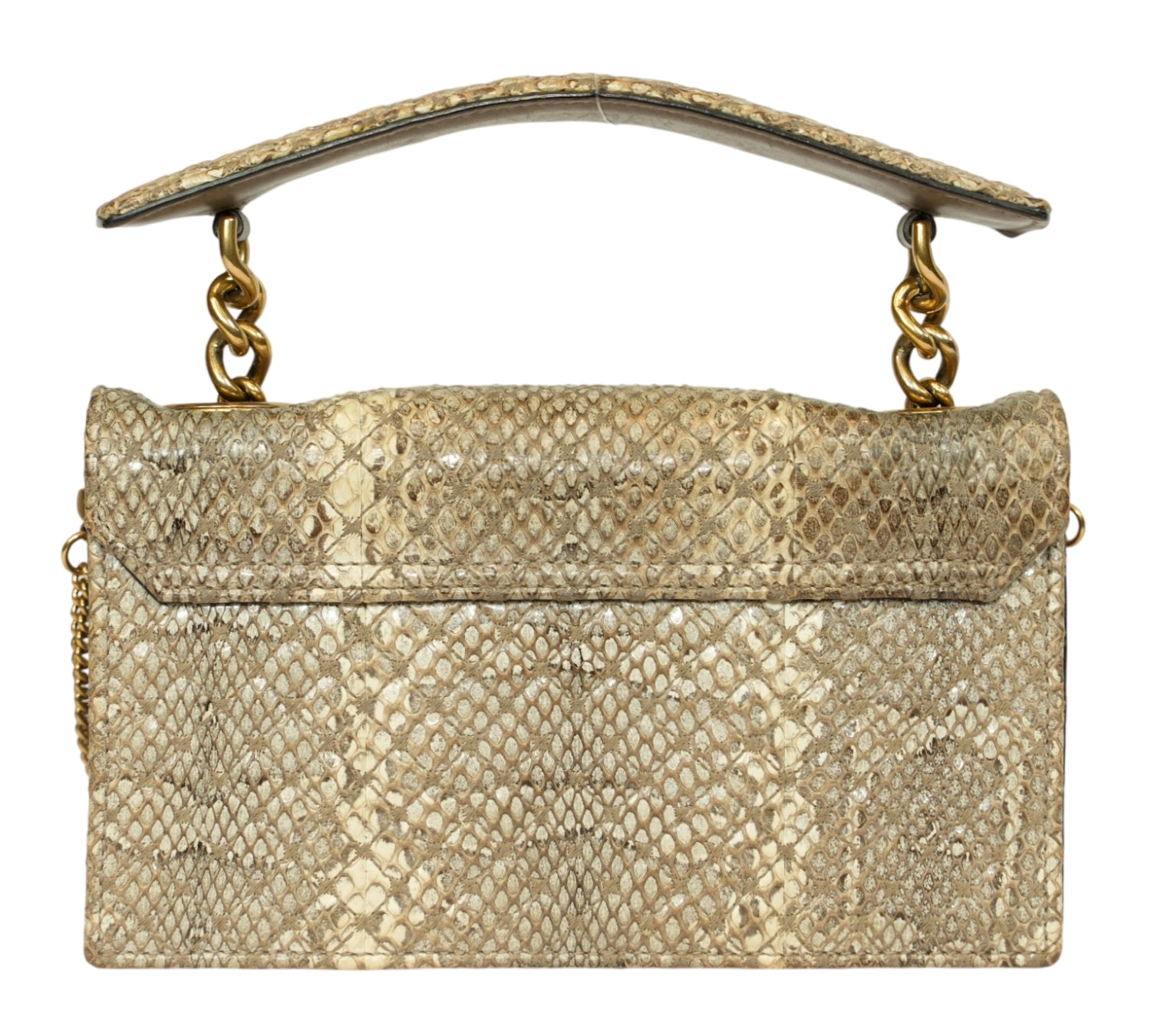 Python-Print "Mirror Snake" Shoulder Bag