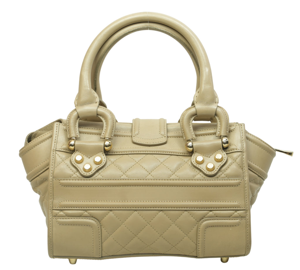Quilted Leather Small Manor Bag