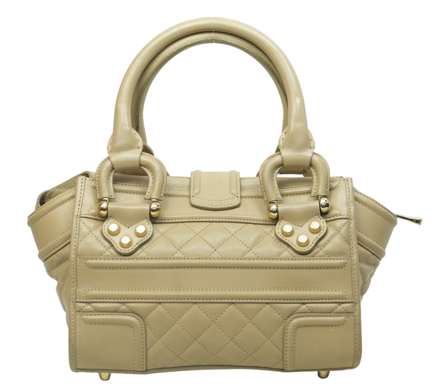 Quilted Leather Small Manor Bag