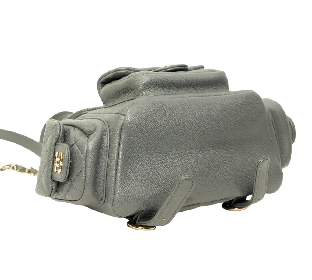 Quilted Caviar Small/Medium Cargo Duma Backpack