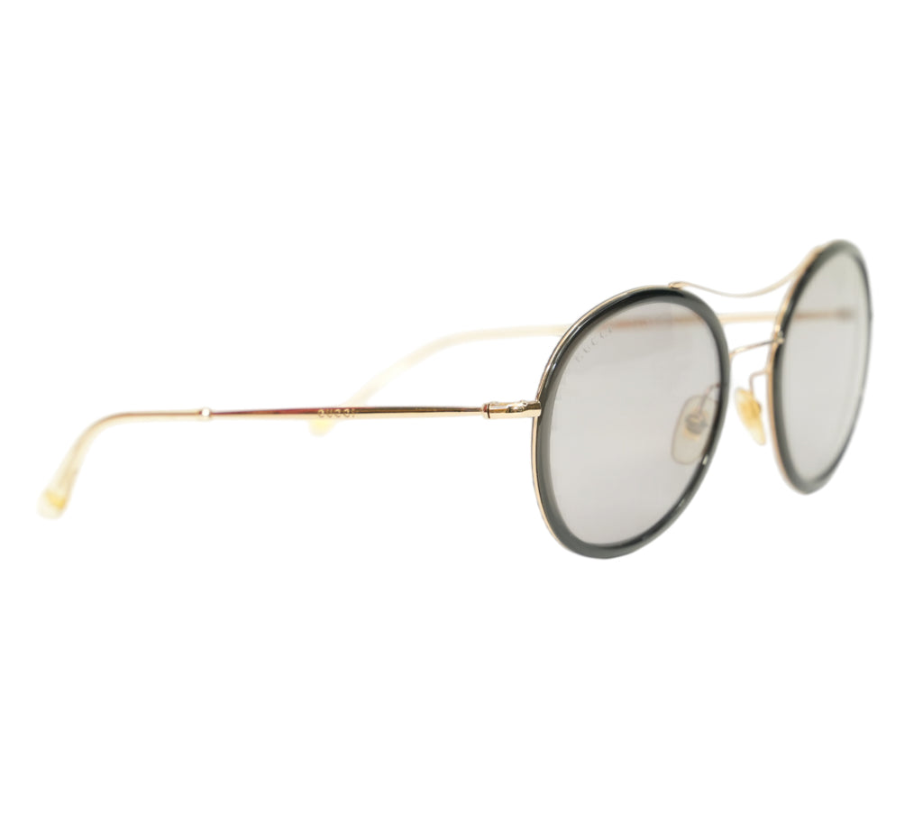 Dark Grey Round Sunglasses