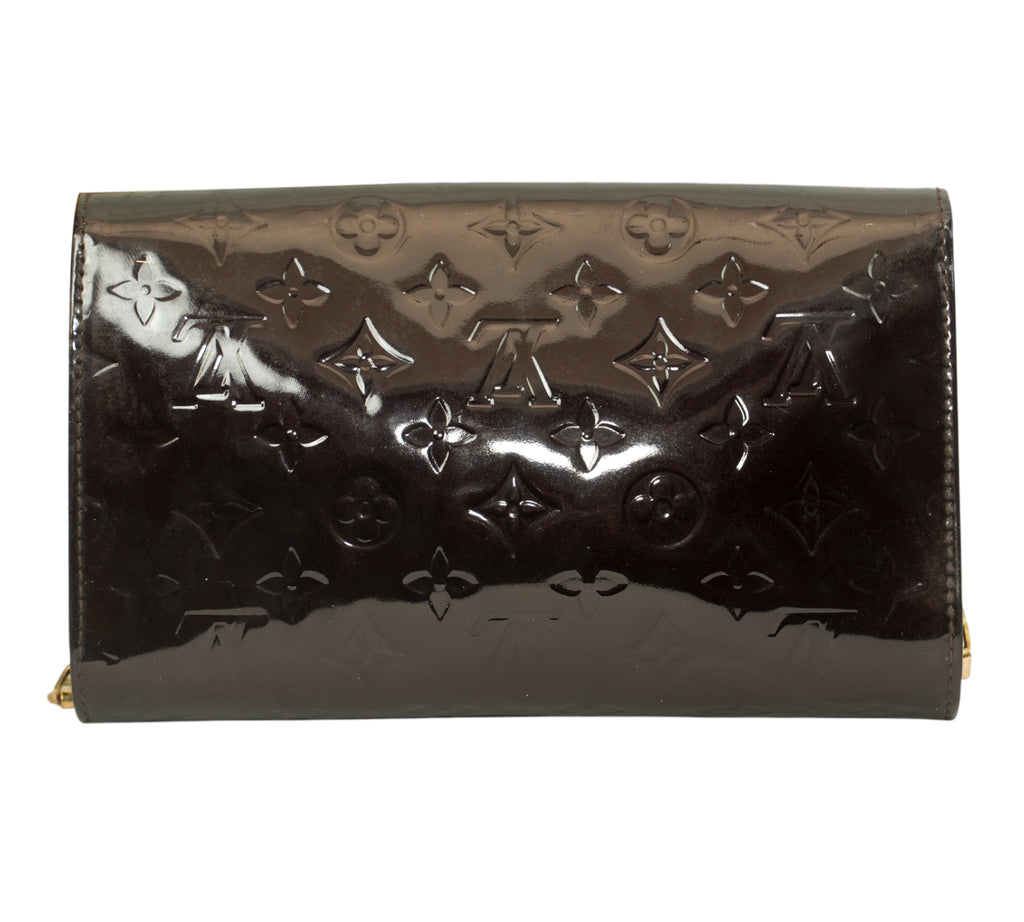 Amarante Monogram Vernis Ana Clutch