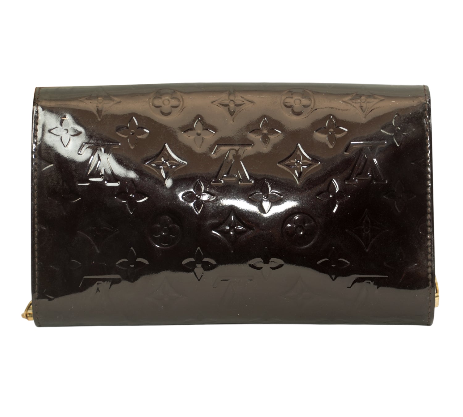 Amarante Monogram Vernis Ana Clutch