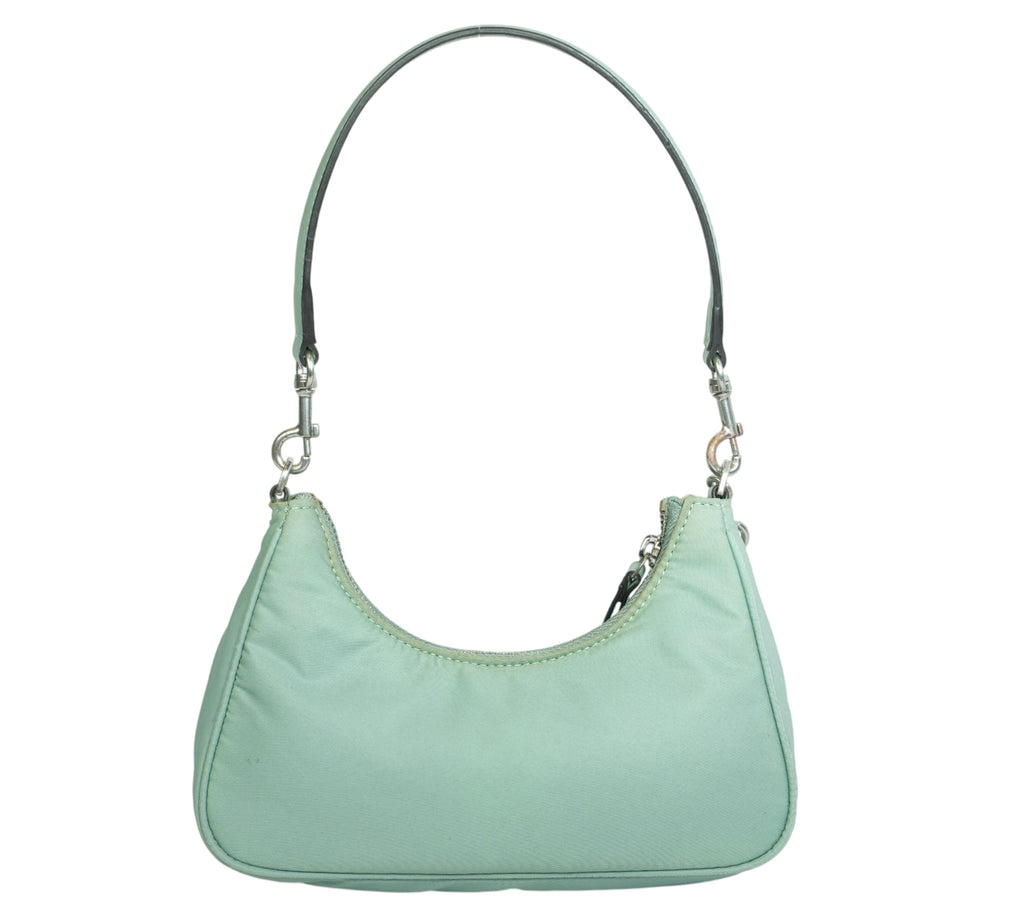 Blue Celadon Mercer Nylon Small Shoulder Bag