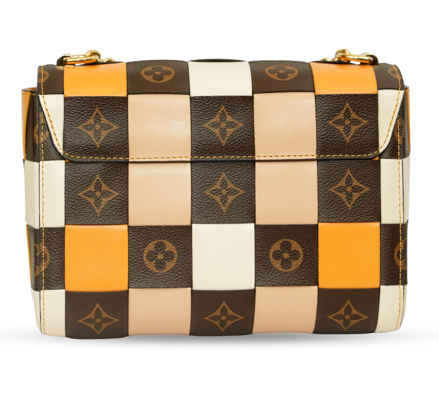 Monogram Check Twist MM Bag
