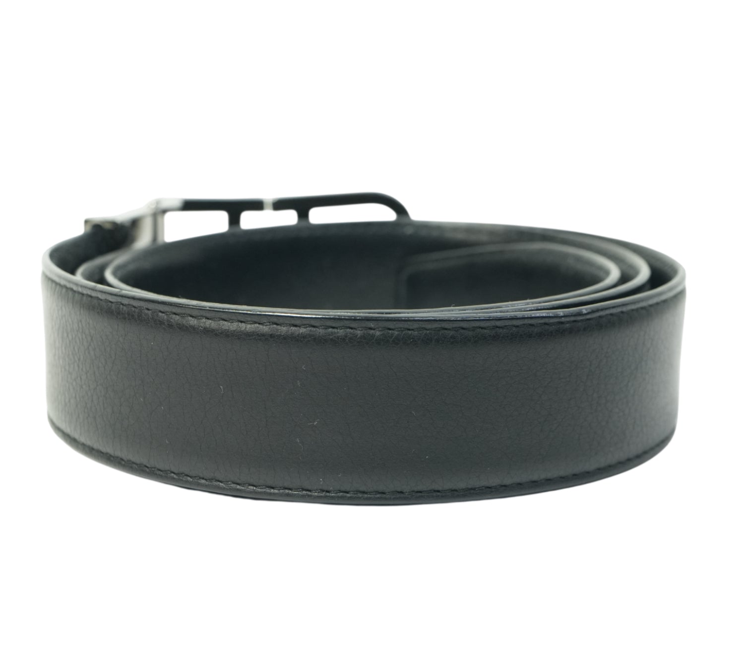 Bally  Mirror B Buckle Reversible Leather Belt Size - 80 Cm