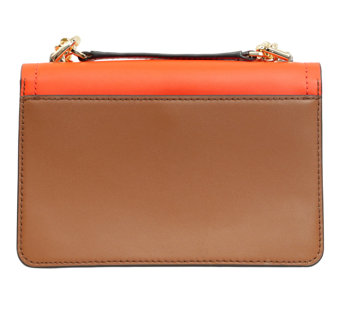 Michael Kors Heather Extra-Small Colorblock Leather Crossbody Bag