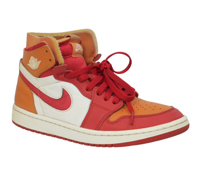 Red Hot Curry Air Jordan 1 Zoom CMFT Sneakers Size 40.5 - Eur