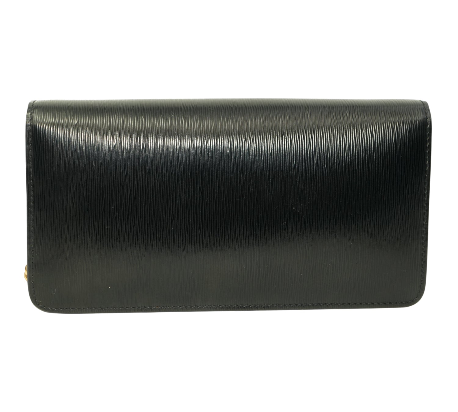 Vitello Move Leather Wallet On Chain Crossbody Bag
