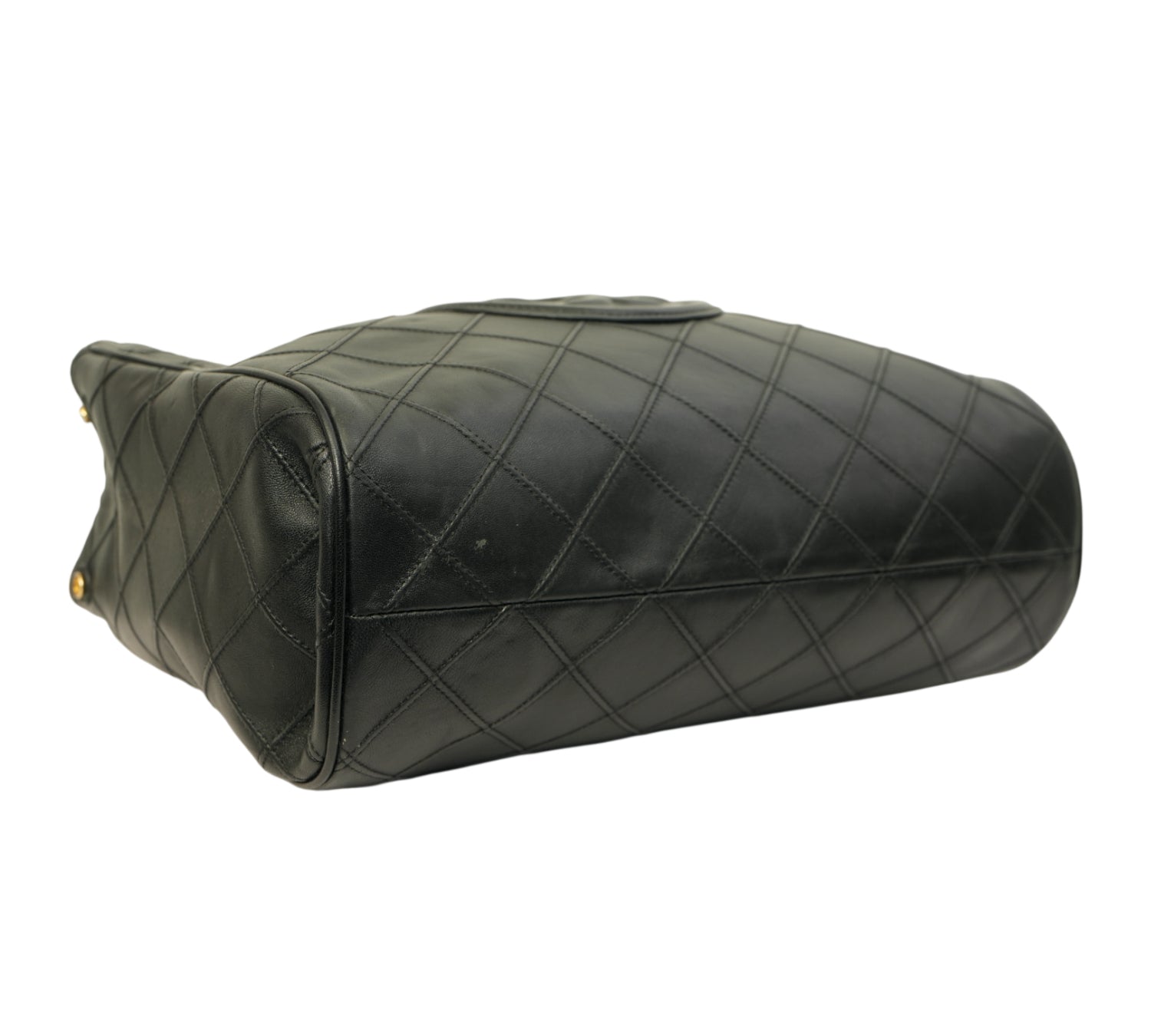 Black Fleming Soft Chain Large Tote
