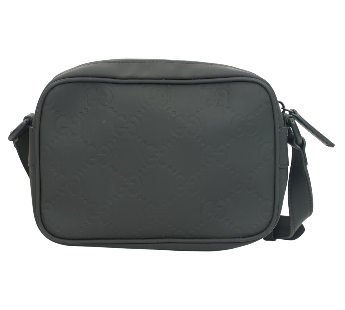 Gucci   GG Rubber Effect Leather Crossbody Bag