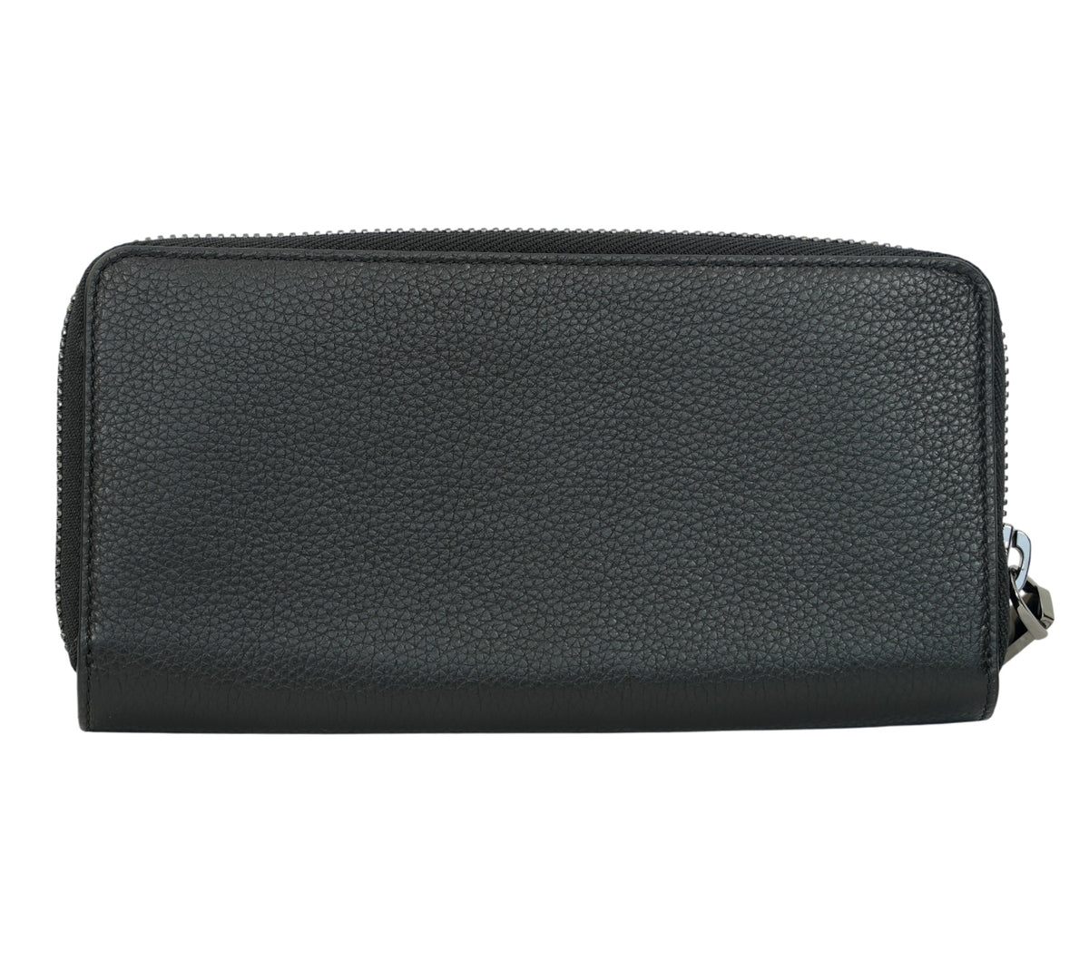 Christian Louboutin Black/Red Calf Leather & Rubber Panettone Wallet