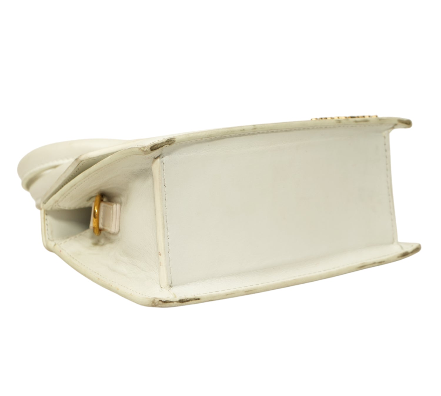 White Le Chiquito Noeud Bag
