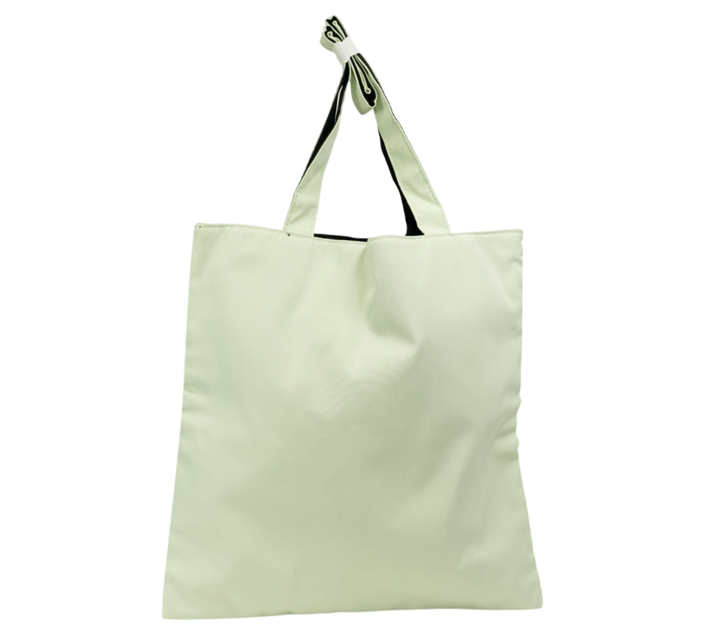 Reversible Nylon Tote Bag With Removable Pouch