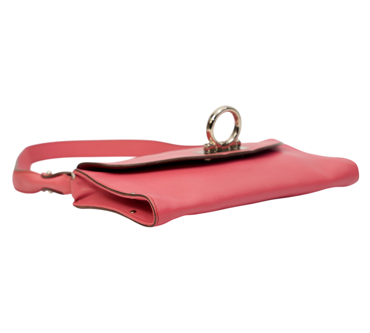 Salvatore Ferragamo Pink Leather Shoulder Bag