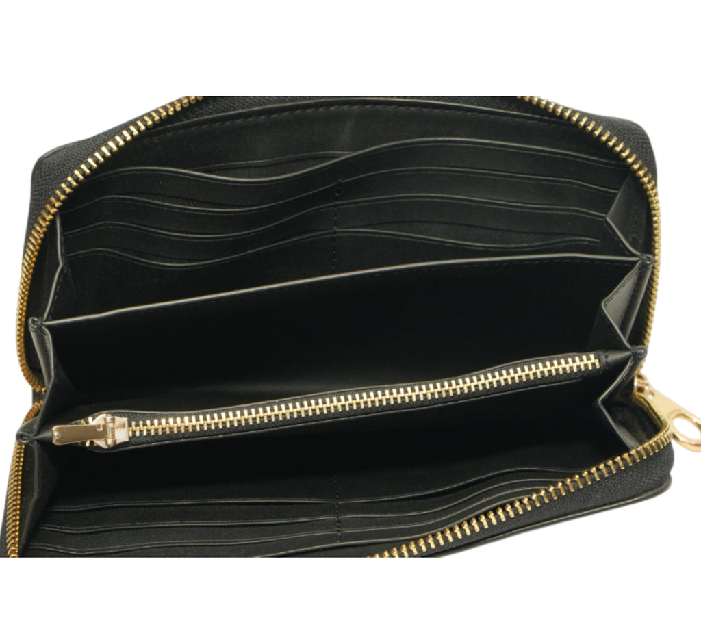 Signature Canvas Long Zip Around Wallet