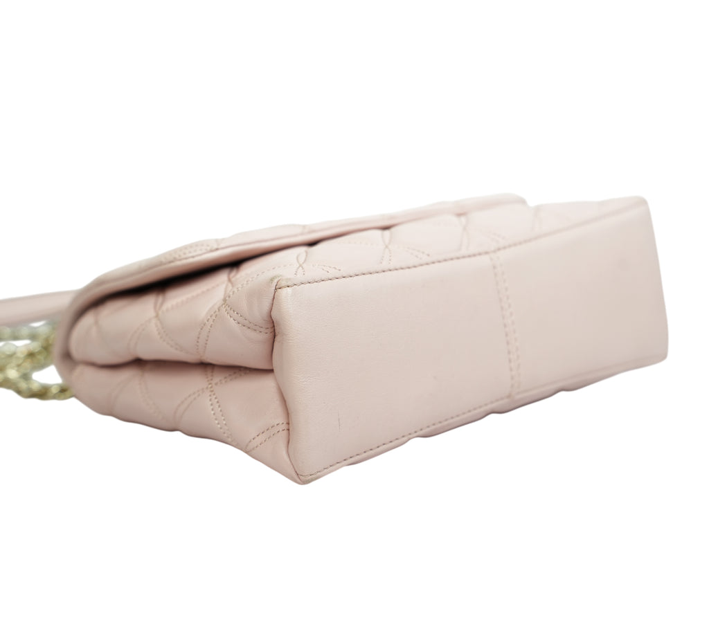 Rose Smoke Natalia Small Flap Crossbody Bag
