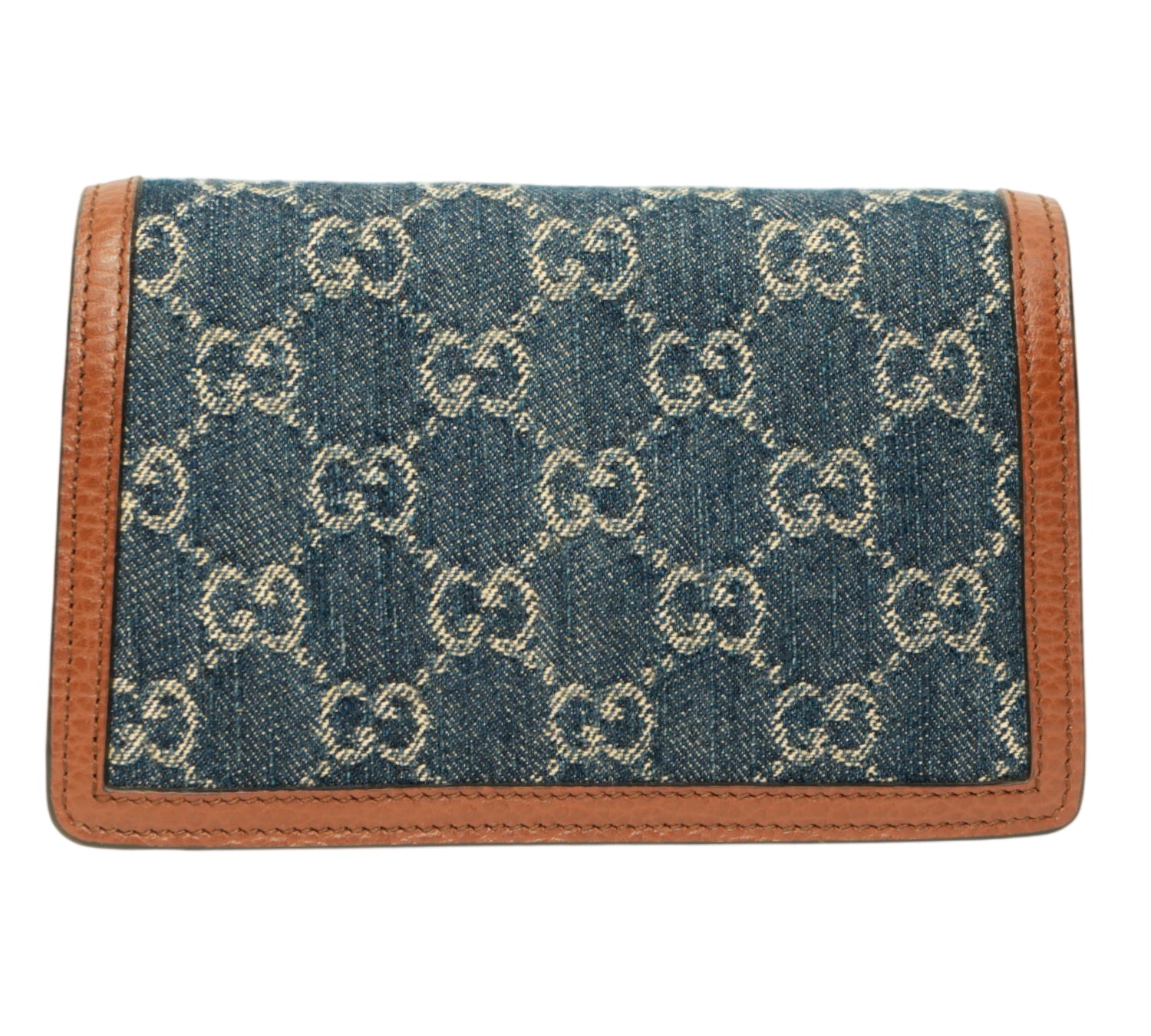 GG Denim Dionysus Super Mini Bag