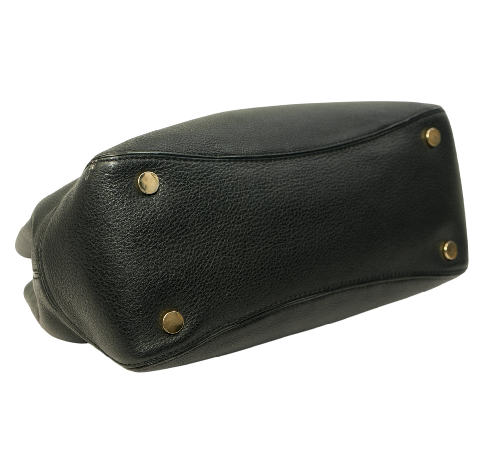 Anabelle Medium Leather Top Handle Satchel