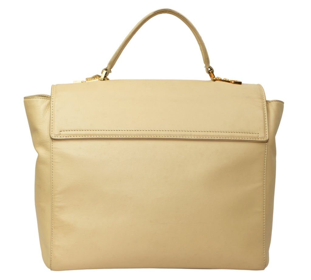 Tribute Icon Medusa Leather Top Handle Bag