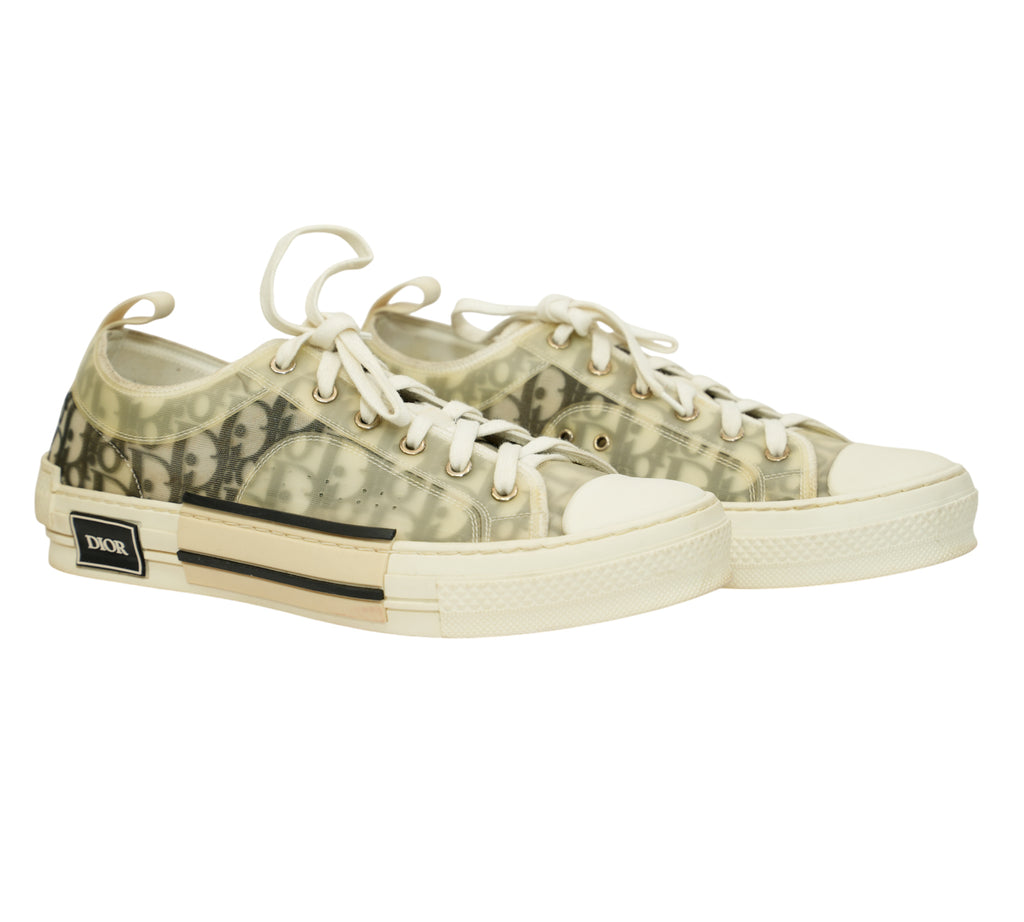 Oblique Canvas Low-Top Sneaker Size 42 - Eur