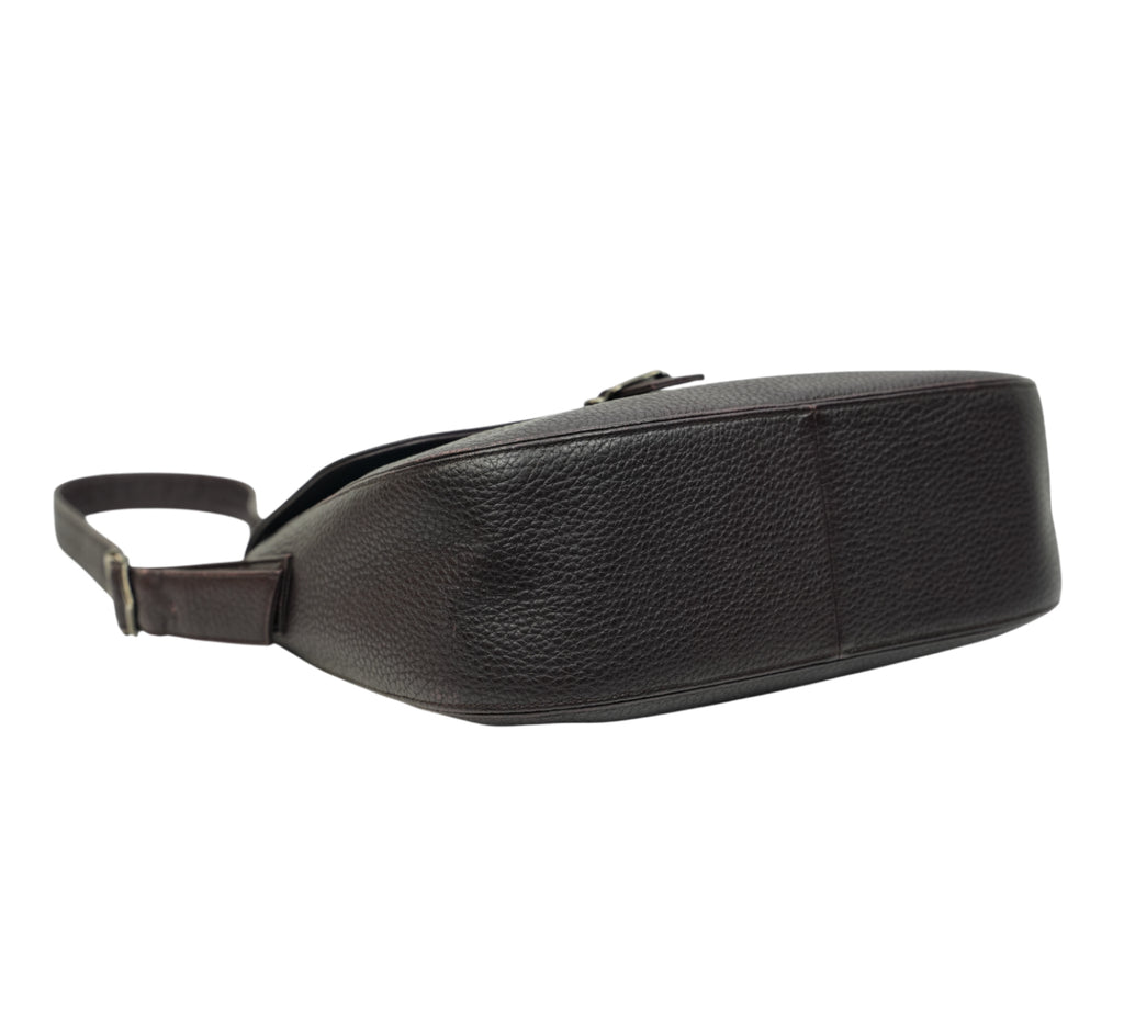 Vintage Heart Clasp Flap Shoulder Bag