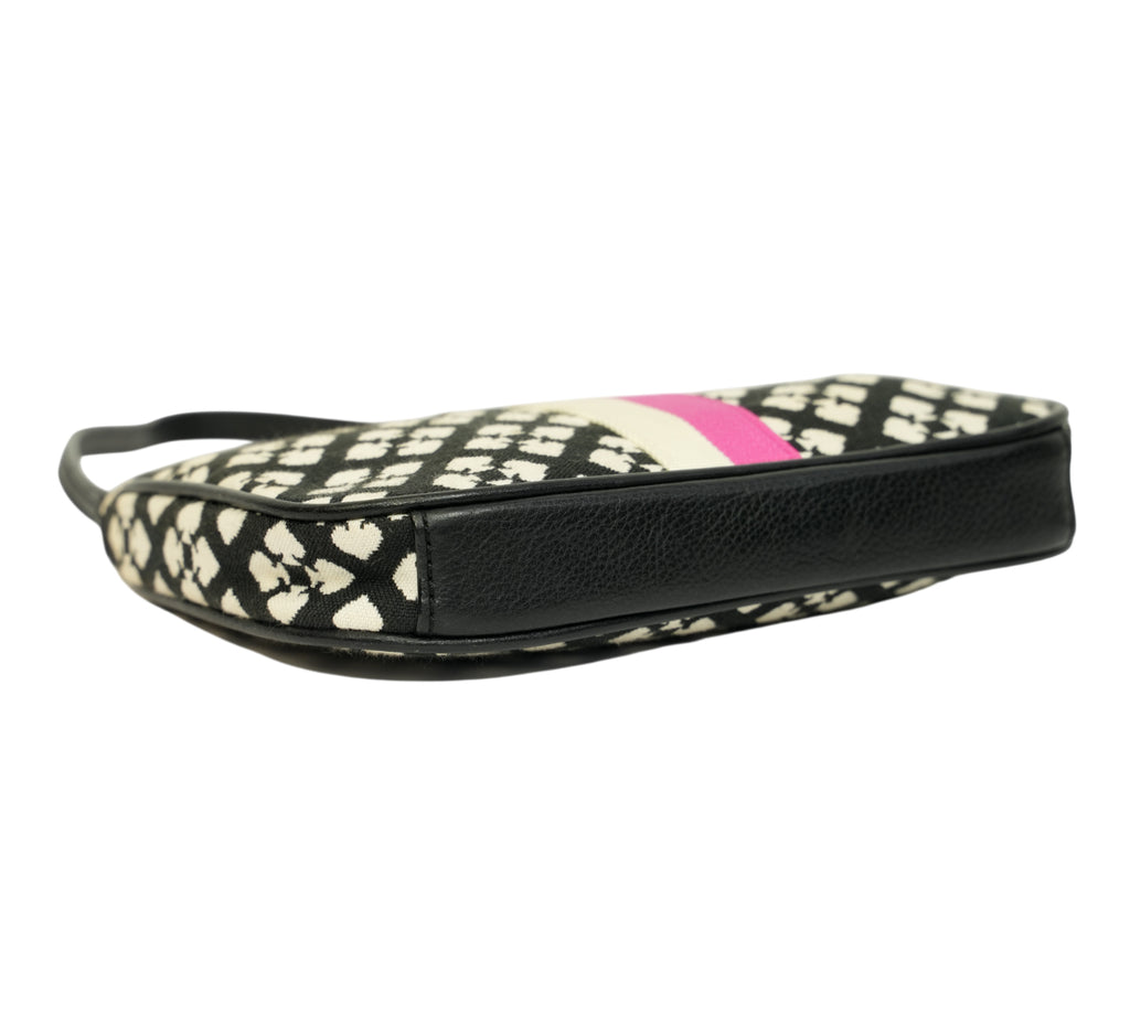 Classic Spade Linet Stripe Wristlet
