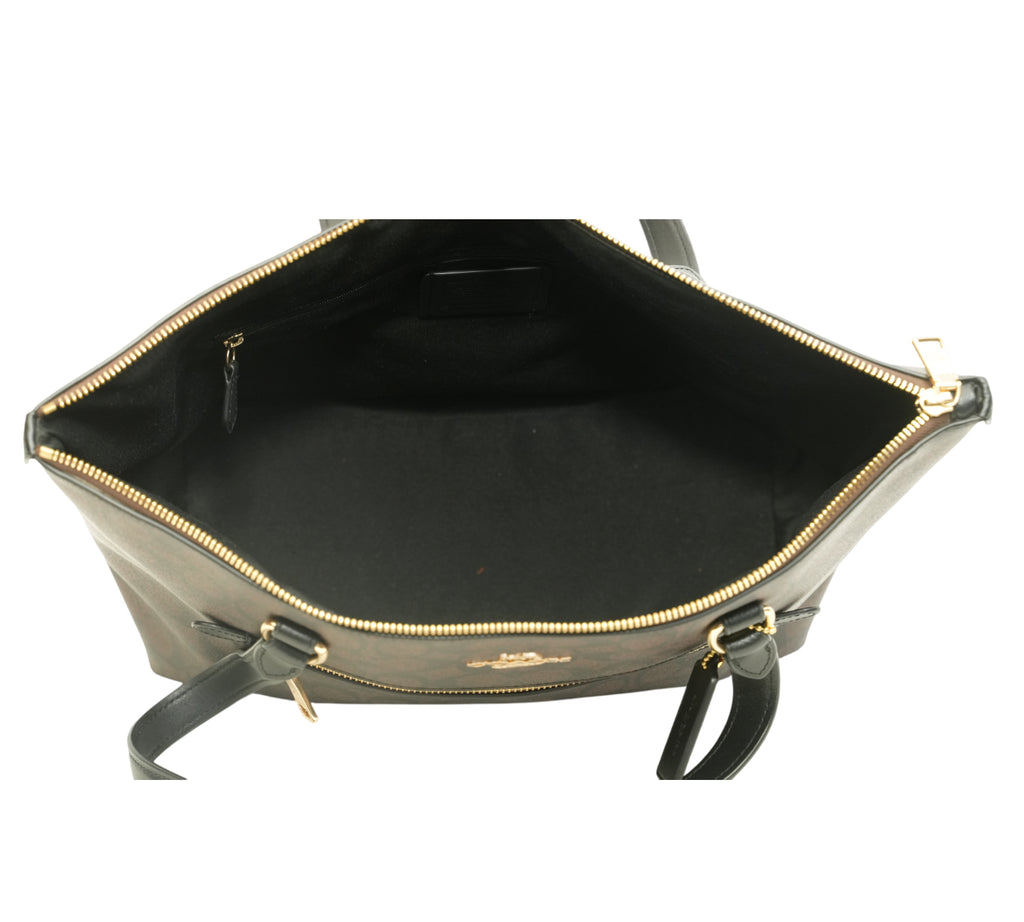 Brown Signature Canvas Gallery Tote