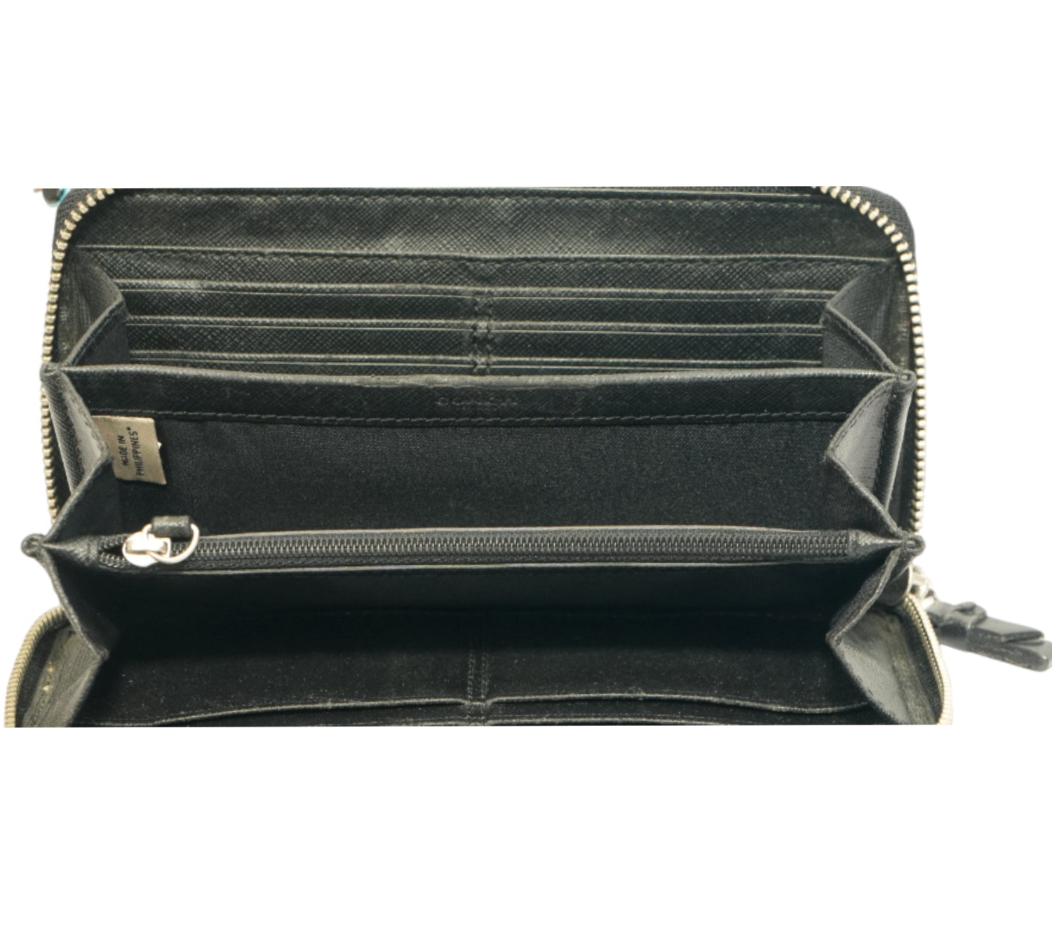 Signature Canvas Accordion Zip Wallet