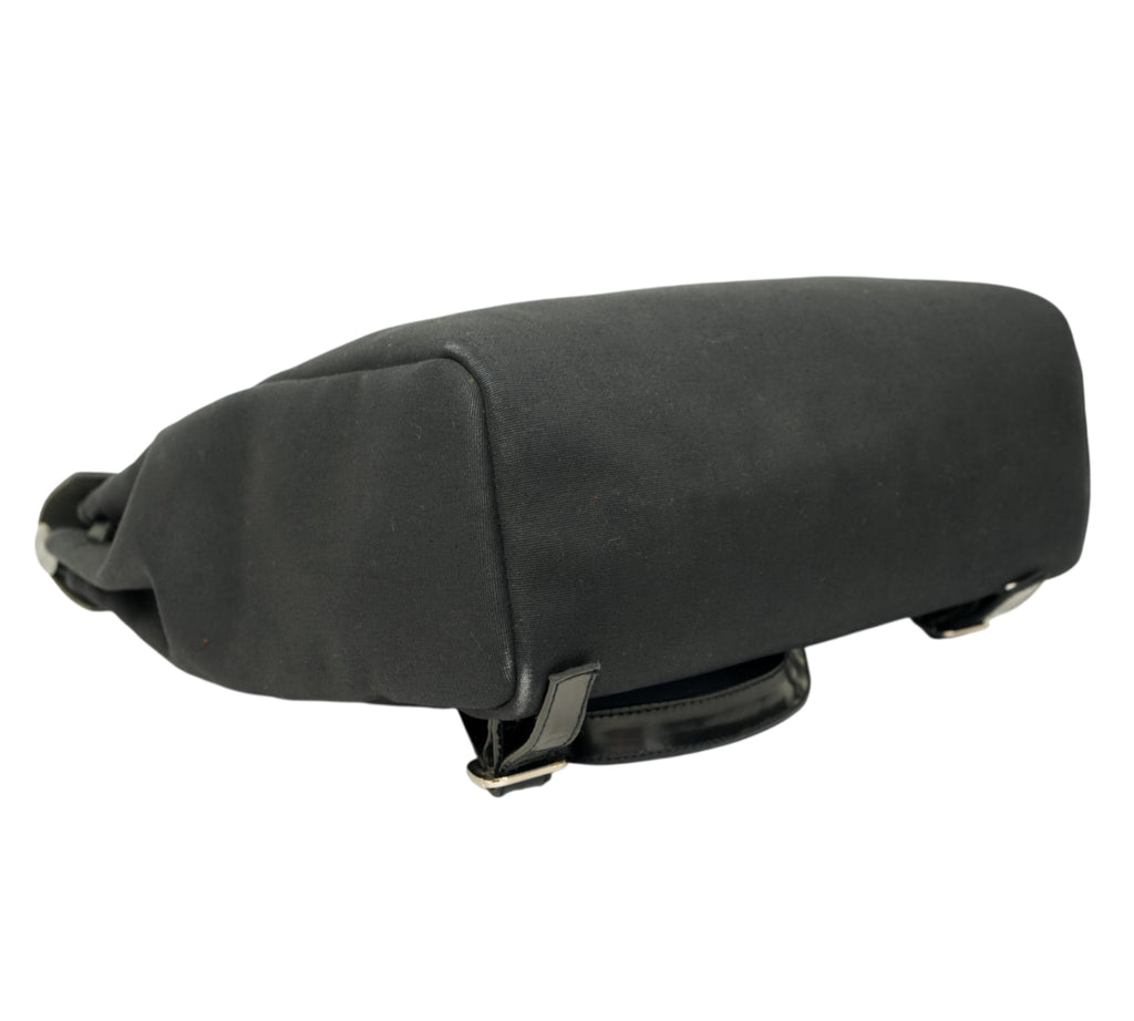 Herbag à Dos Zip Retourné Noir Backpack