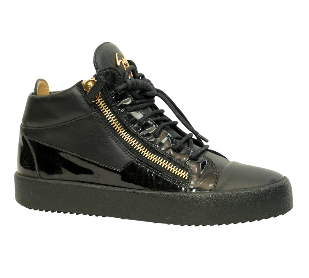 Black Kriss Mid-Top Sneaker Size 40 - Eur