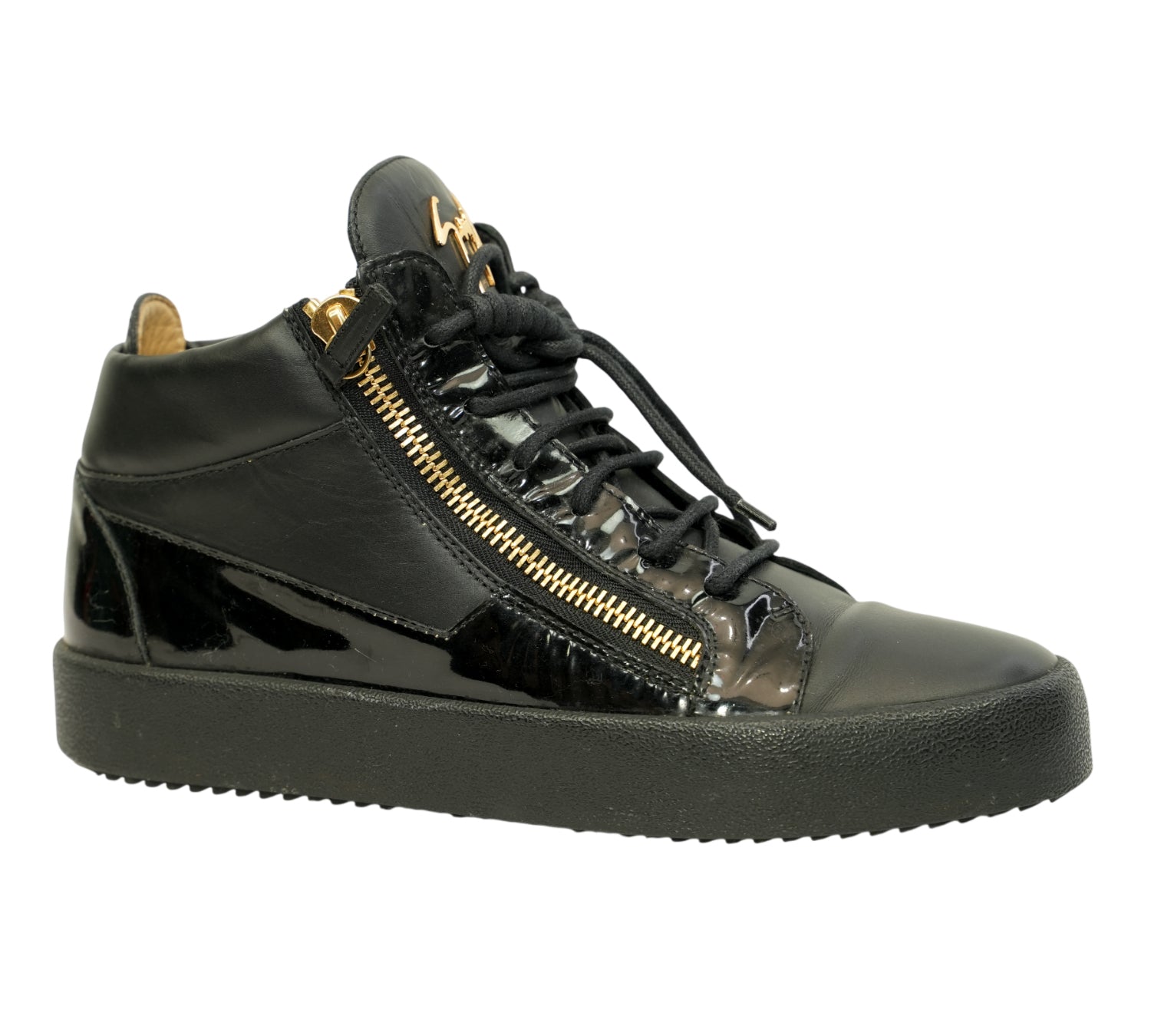 Black Kriss Mid-Top Sneaker Size 40 - Eur