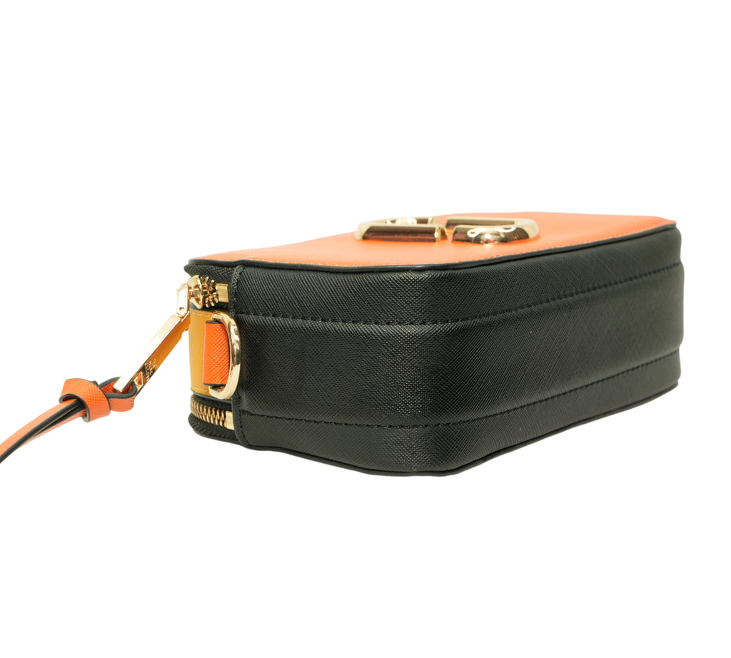 Electric Orange Snapshot Crossbody Bag