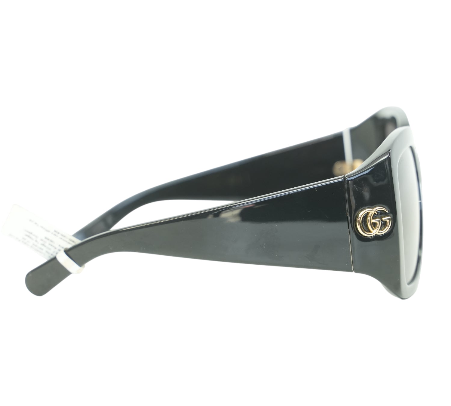 Black Square Wrap Sunglasses