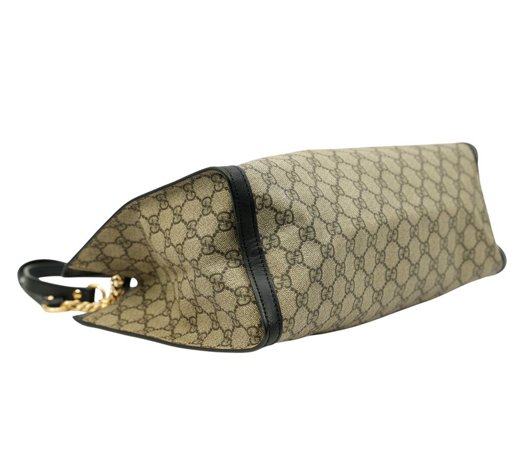 Padlock Medium GG Supreme Tote Bag