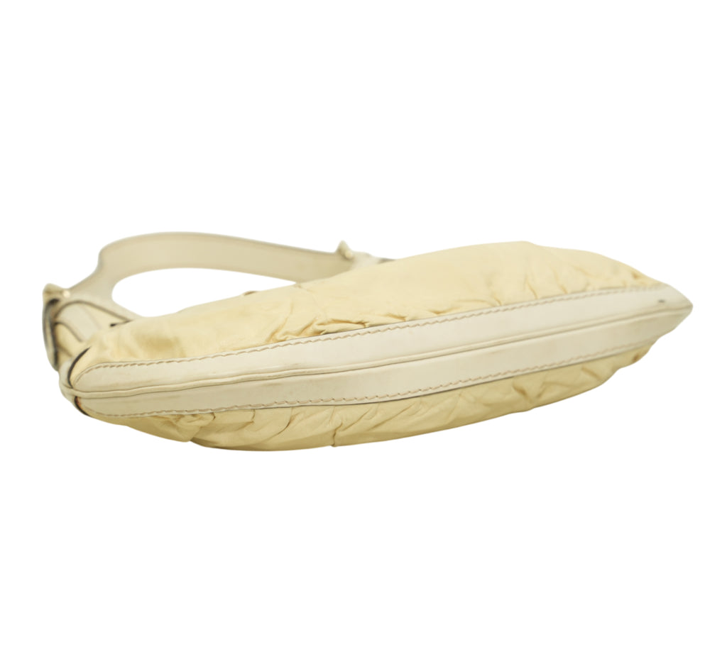 Cream Medium Queen Hobo Bag