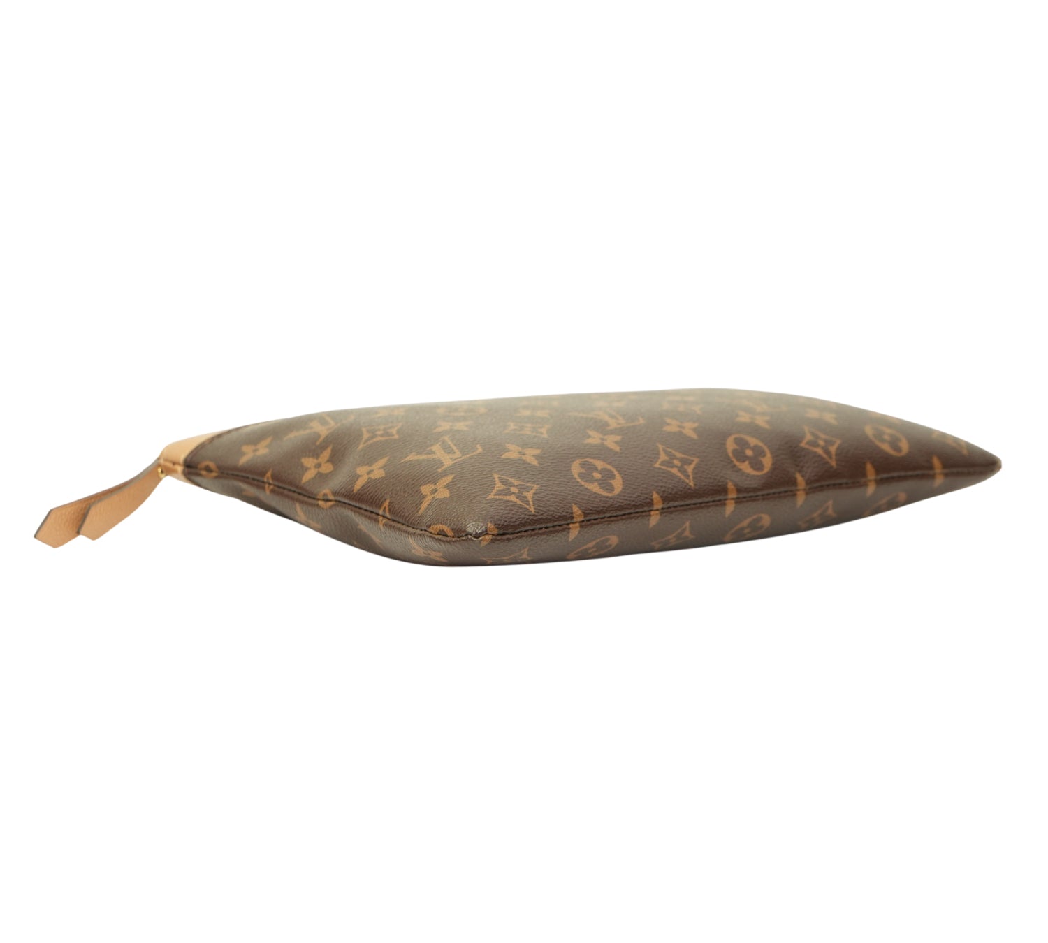 Camel Hue Monogram Canvas Daily Pouch