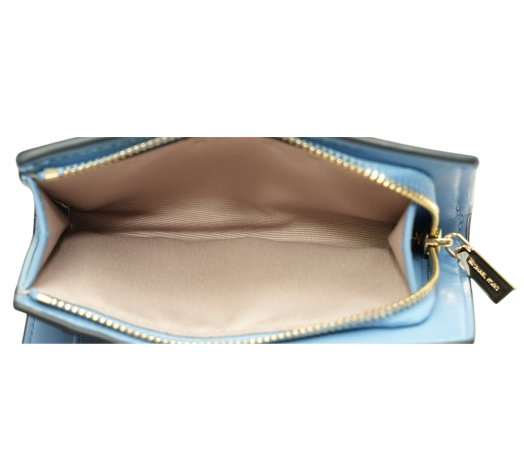 Blue Bryant Medium Pebbled Leather Wallet